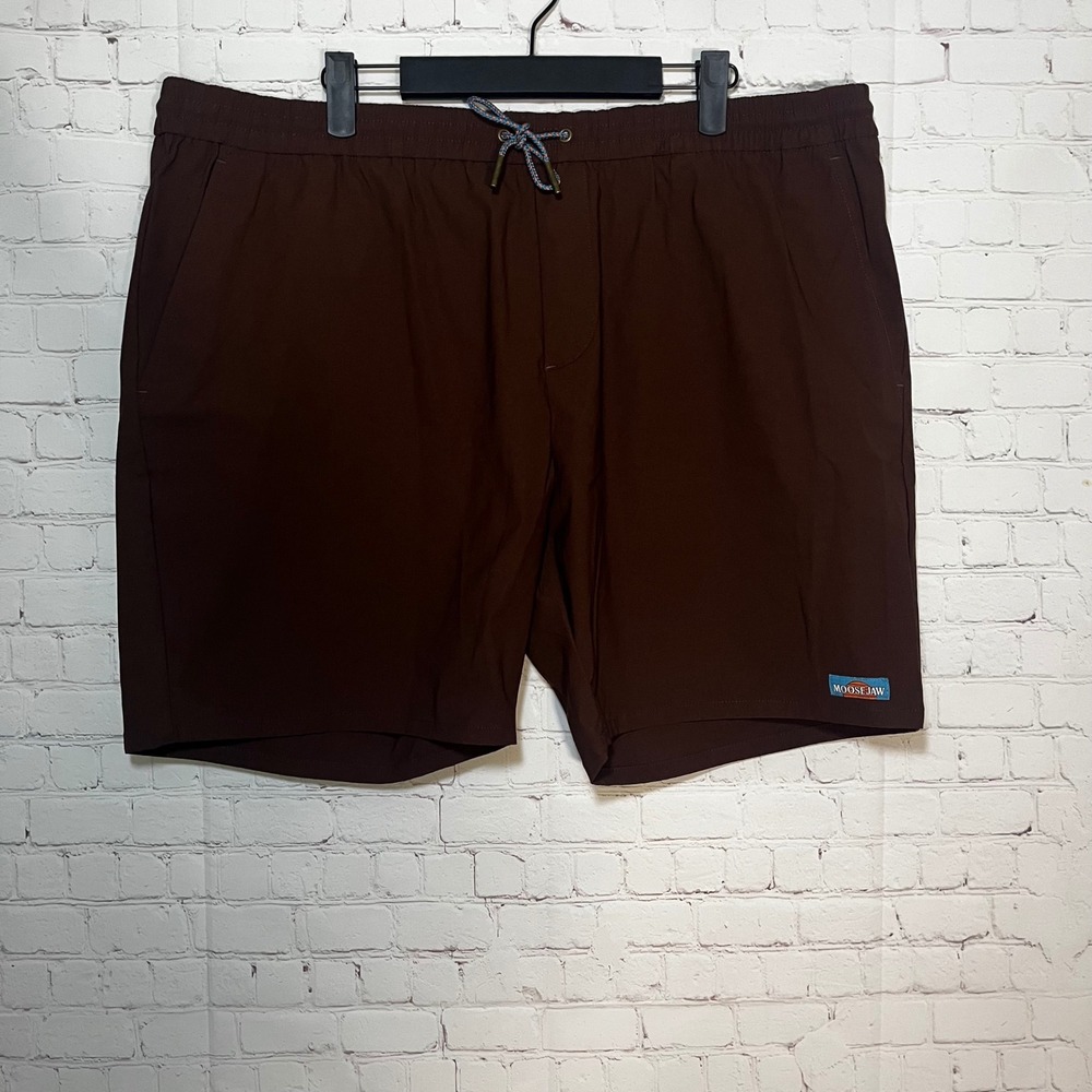 Moosejaw Men‎ Brown The Moosejaw Short Recycled Nylon Stretch Hiking XXL
